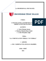 Ejercicios de Comunicación No Verbal