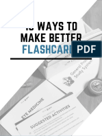 10 ways to make better flashcards