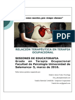 Relación Terapéutica en to Apuntes Taller Educaterapia 5 Marzo USAL5