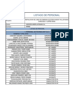 3.1 Lista de Personal