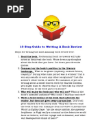 10 Step Guide To Writing A Book Review-1