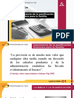 Leccion 1 - Importancia de La Planificación Financiera Para La Familia