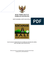 Buku Persyaratan Indikasi-Geografis: Kopi Arabika Kintamani Bali