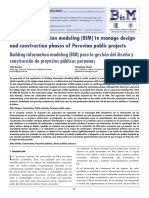 Building Information Modeling (BIM) To Manage Design and Construction Phases of Peruvian Public Projects