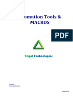 Automation Tools & Macros