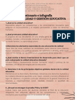 Calidad Educativa Preguntas e Infografía