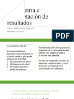 Gasometría e Interpretación de Resultados