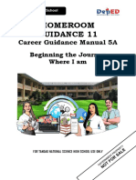 Homeroom Guidance 11: Career Guidance Manual 5A