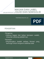 Pengemasan Pelabelan Sediaan Liquid Semisolid 2020