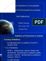 Definition of Professional Accountant Presentation