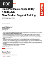 CWSi235 - Maintenance Utility 1 - 10