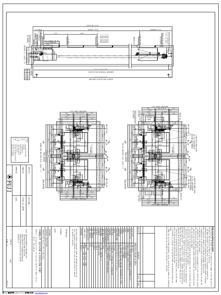 Machine Roomless Elevator Specifications | PDF | Elevator | Power (Physics)