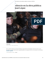 Se Rompió El Silencio en La Obra Pública_ Complican a José López - LA NACION