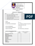 Chemical Kinetics Lab Report