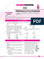 Sample Paper Syllabus 2021-22 Class 6