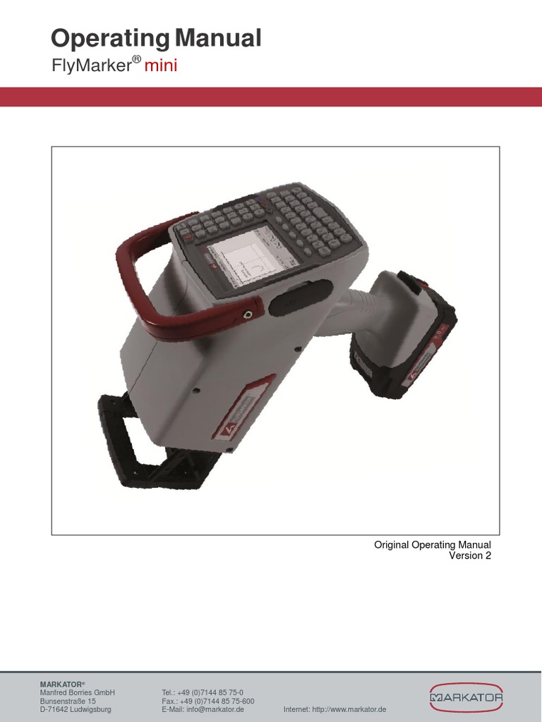 FlyMarker Mini English V2 | PDF | Computer Keyboard | Battery Charger
