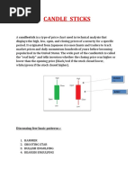 Candle Sticks: Discussing Few Basic Patterns