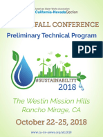 Preliminary Technical Program: Annual Fall Conference