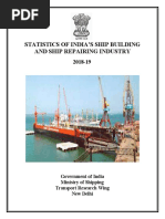 Statistics of India's Ship Building and Ship Repairing Industry