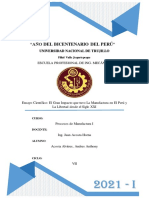 Ensayo Científico Sobre La Manufactura en El Perú y La Libertad