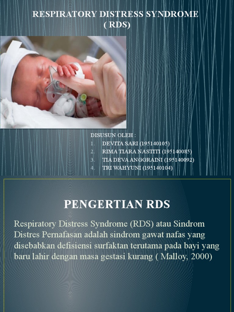 Respiratory Distress Syndrome | PDF