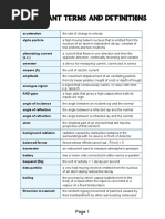 All Definitions For Physics 0625 &0972