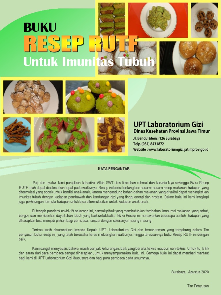 RESEP RUTF NEW Gizi Buruk | PDF