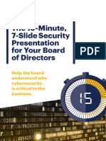 The 15-Minute, 7-Slide Security Presentation For Your Board of Directors