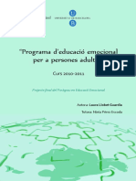 Programa D'educació Emocional Per A Persones Adultes