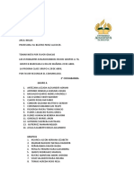 Lista de Estudiantes Cochabamba 22 de Abril