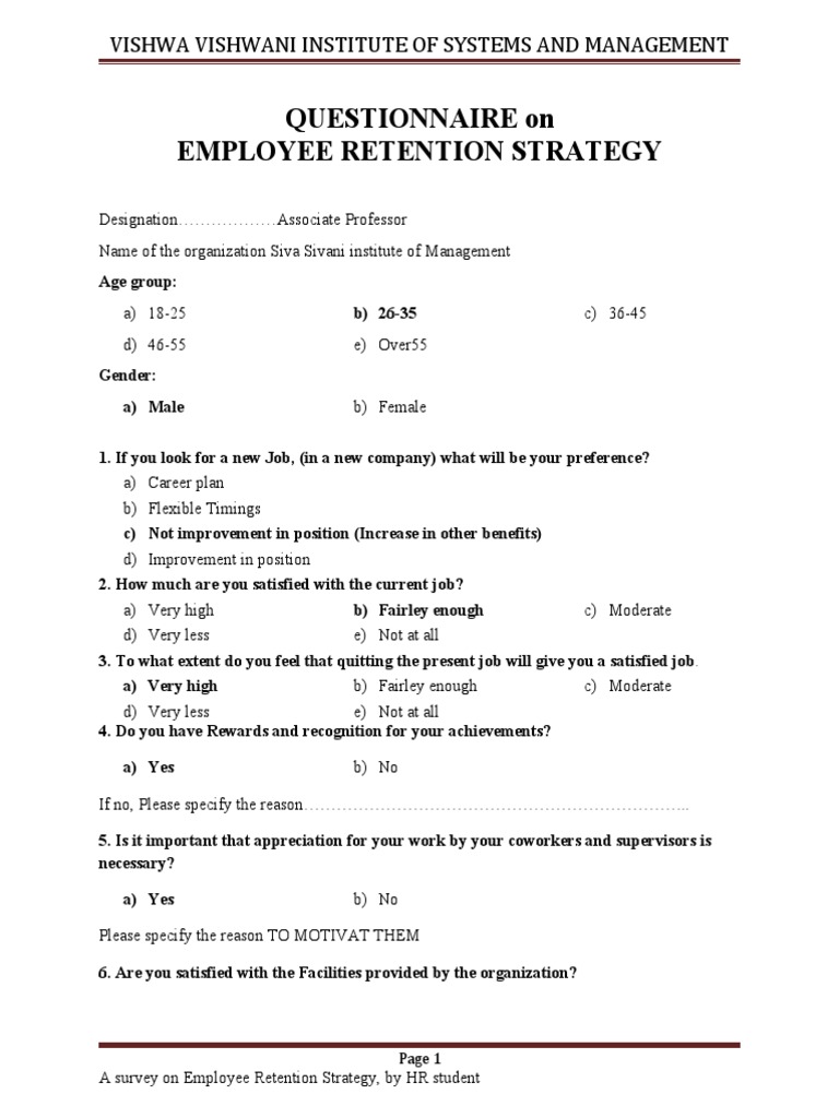 Employee retention research papers