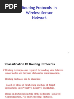 Routing Protocols in Wireless Sensor Network