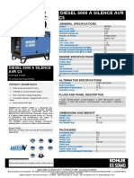 DIESEL 6000 A SILENCE AVR C5 Portable Generator