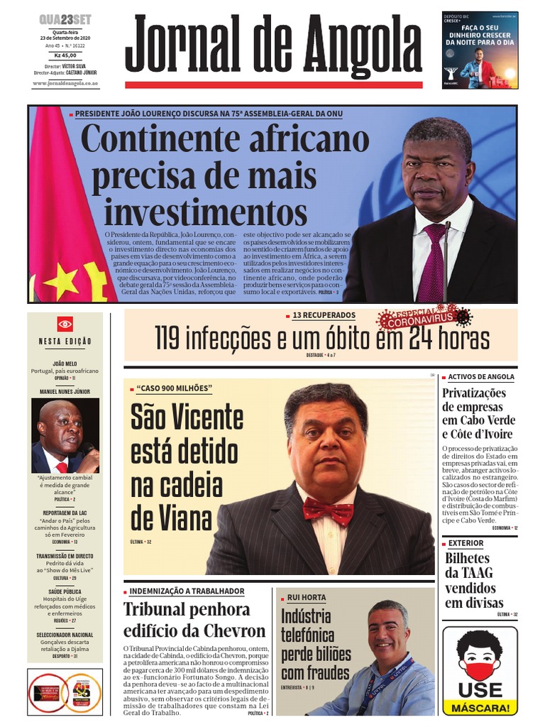 Jornal de Angola - Notícias - Angola perde com Gabão (2-0)