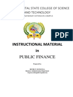 Public Finance 1-4