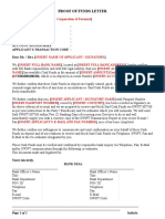 Proof of Funds Letter Template 06