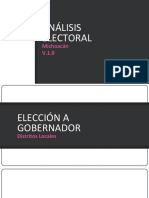 Análisis Electoral. V.1.0 Michoacán