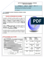 Guiia N°3 Grado 5° Ubicacion Geografica y Astronomica de Colombia