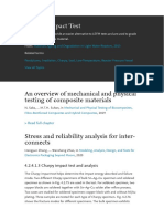 Charpy Impact Test: An Overview of Mechanical and Physical Testing of Composite Materials