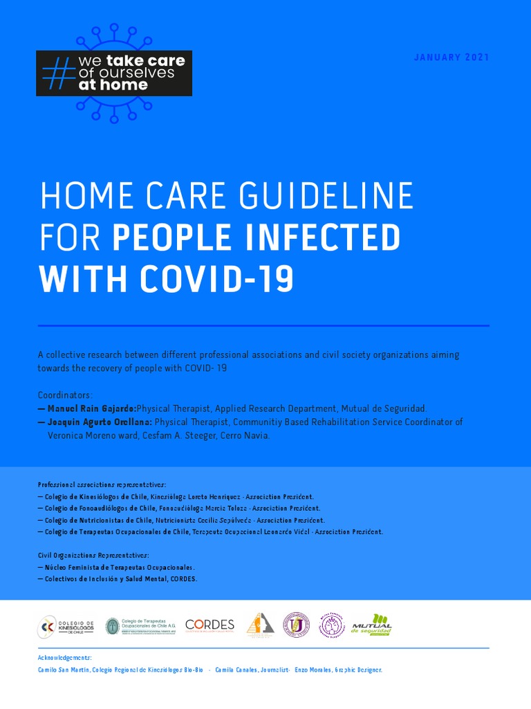 Home Care Guideline For People Infected With COVID-19 | PDF | Caregiver ...