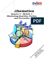Mathematics: Quarter 4 - Module 1: Illustrating Quartiles, Deciles, and Percentiles