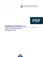Grandstream Networks, Inc.: GDS3710 Input/output Alarms Configuration Guide