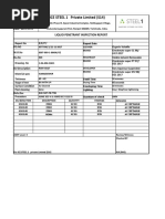 ICE STEEL 1 Private Limited (S14) : Liquid Penetrant Inspection Report