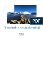 (Sustainable Mountaineering) : Project 1