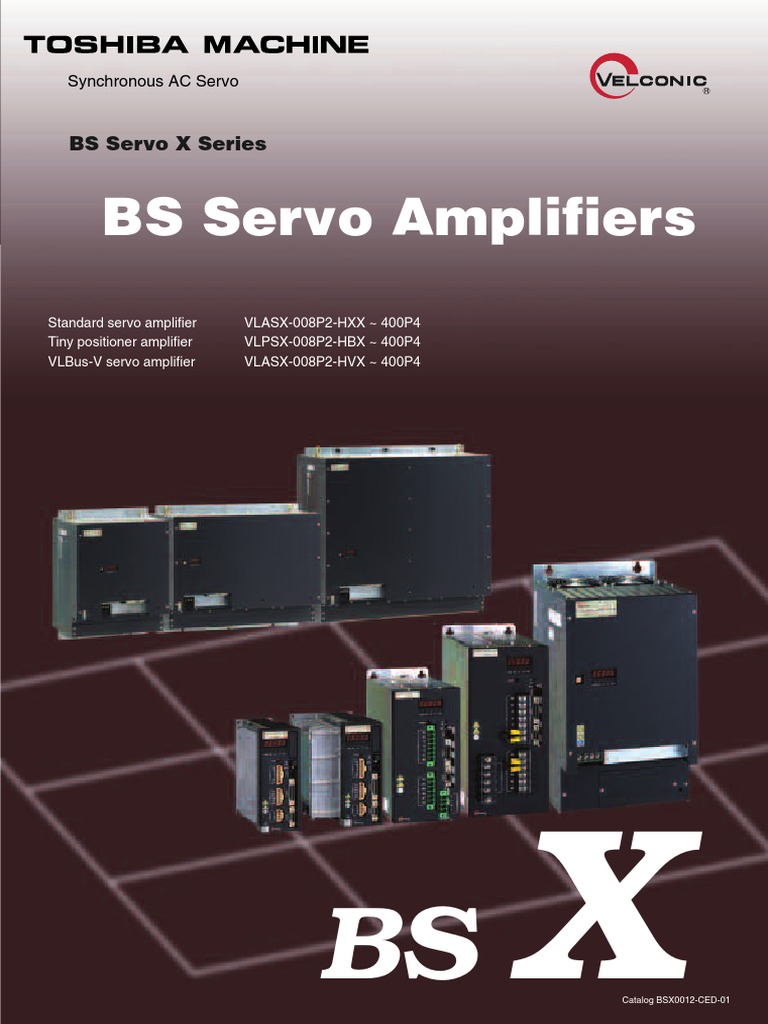 Toshiba BS Servo Amplifier Overview | PDF | Servomechanism | Amplifier