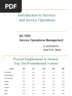 Introduction To Services and Service Operations