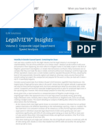 Legalview Insights: Volume 2: Corporate Legal Department Spend Analysis