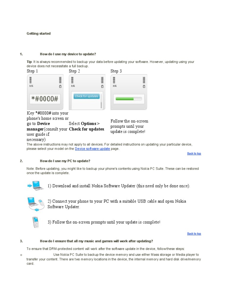nokia update