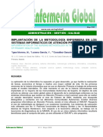 Moreno Et Al. 2005 - IMPLANTACIÓN DE LA METODOLOGÍA ENFERMERA EN LOS SISTEMAS INFORMÁTICOS DE ATENCIÓN PRIMARIA
