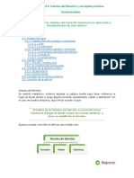 Semana 3 - Fuentes Del Derecho y Conceptos Juridicos Fundamentales